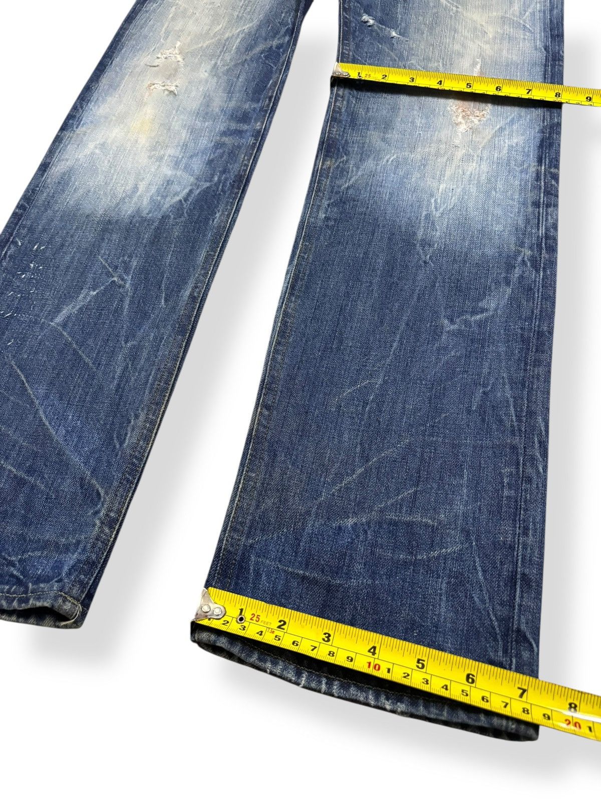 G-Star Vintage GStar Raw GS01 Distressed Grunge Jeans Made in Italy Size US 30 / EU 46 - 17 Thumbnail