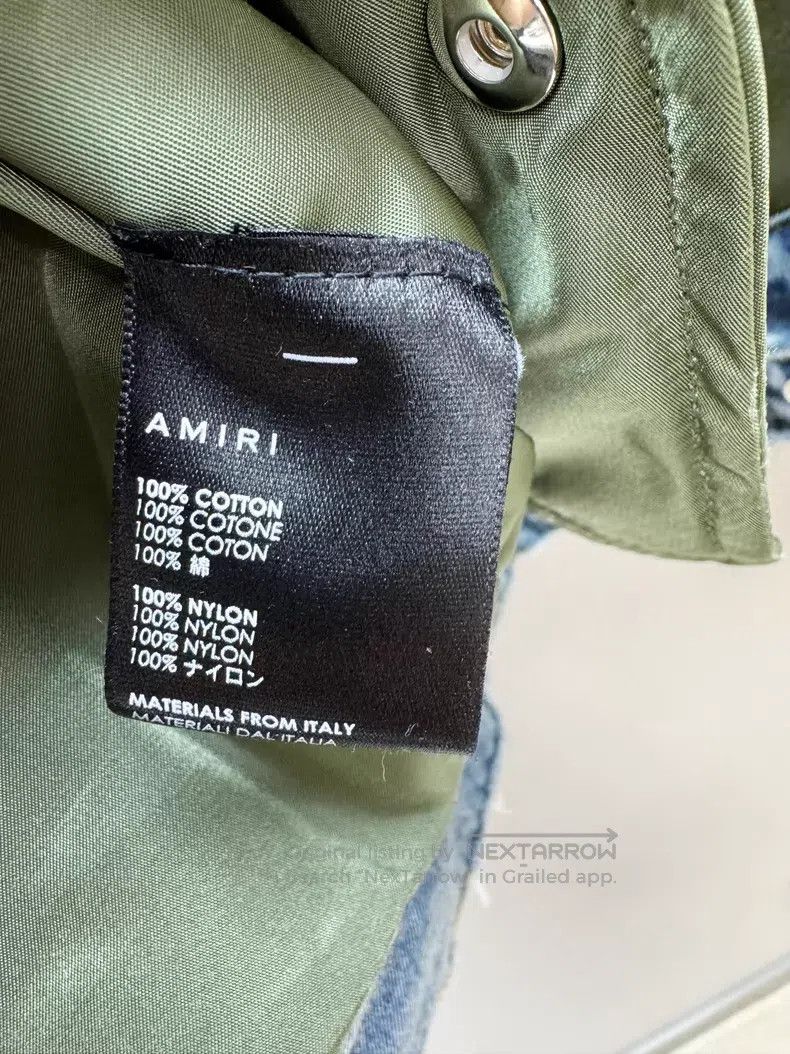 Amiri Amiri Size L Double-sided cotton denim jacket Size US L / EU 52-54 / 3 - 8 Thumbnail
