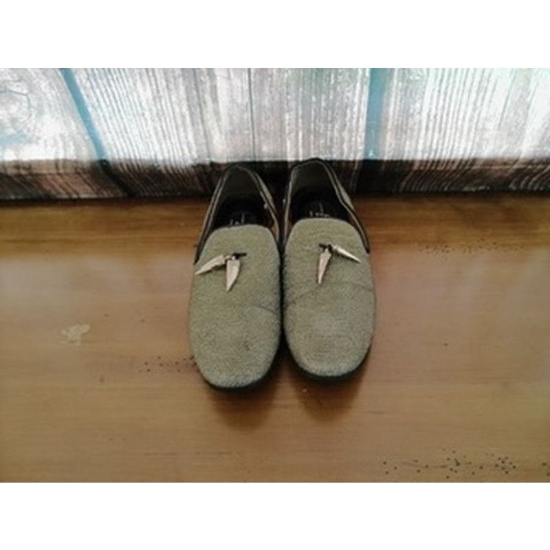 Giorgio Brutini Giorgio Brutini Men's Silver Glitter Loafers Slip-On 8M Size US 8 / EU 41 - 2 Thumbnail