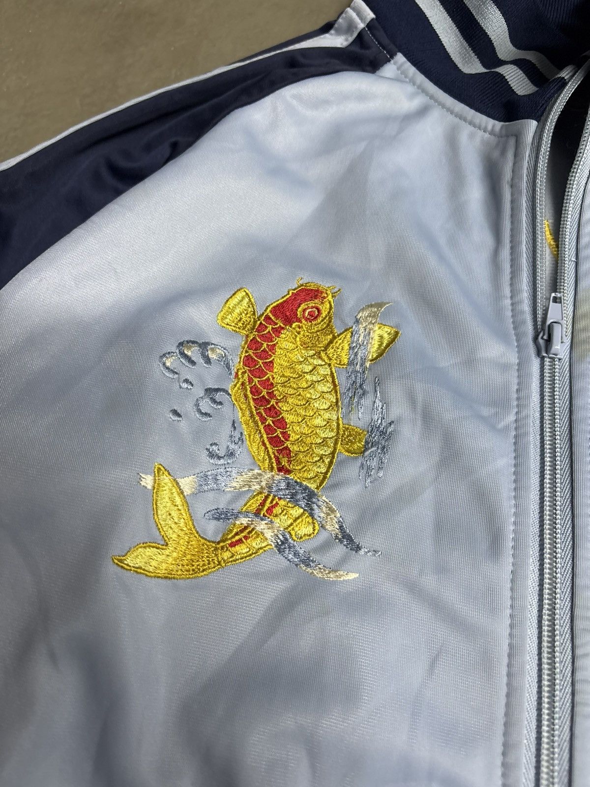 Karakuri Tamashii 🎌Japanese Traditional Style Fujin Raijin Sukajan Jacket Size US M / EU 48-50 / 2 - 6 Thumbnail