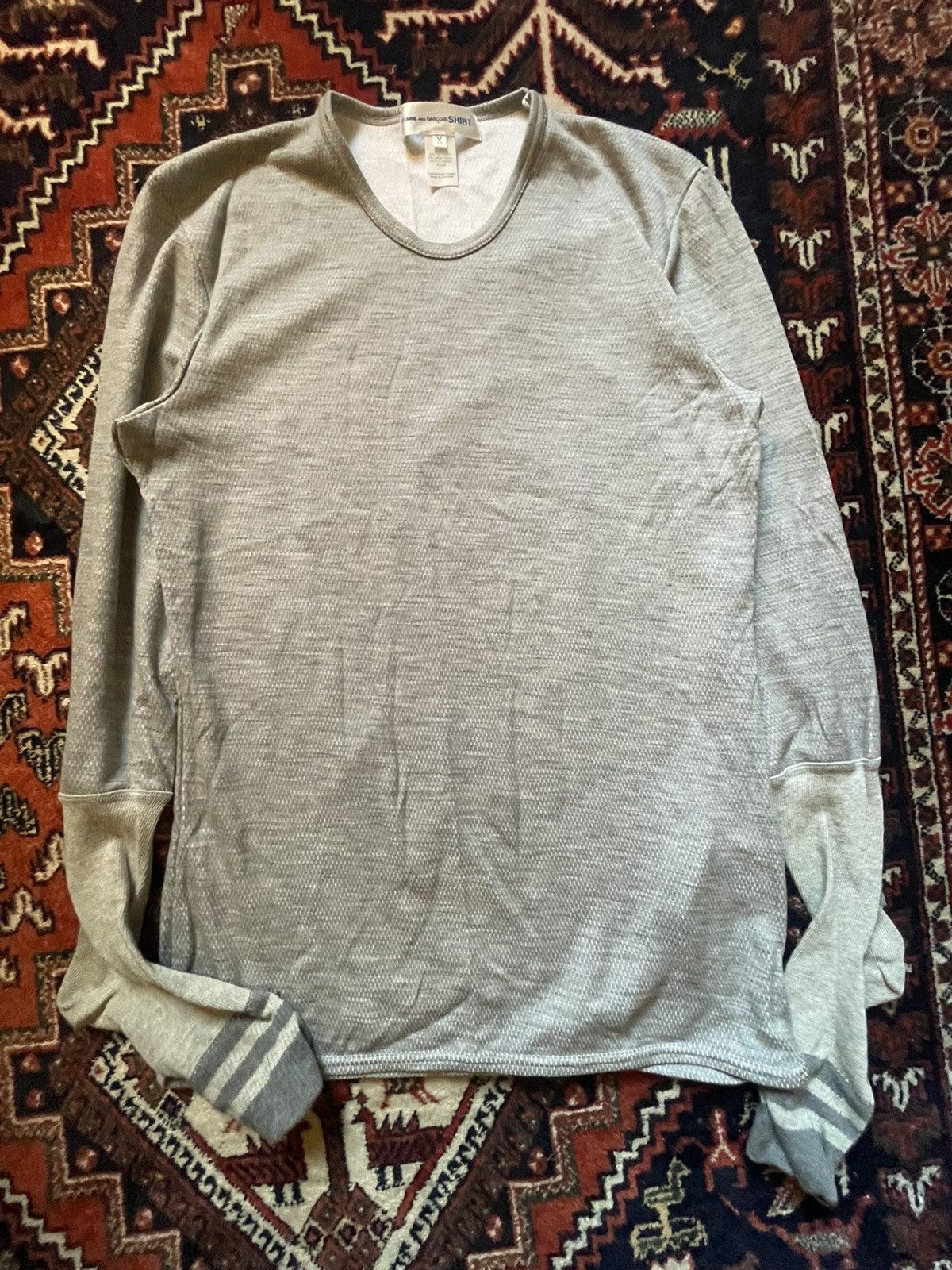 Comme des Garcons SHIRT Deconstructed sports top with knitted socks sleeves Size US L / EU 52-54 / 3 - 1 Thumbnail