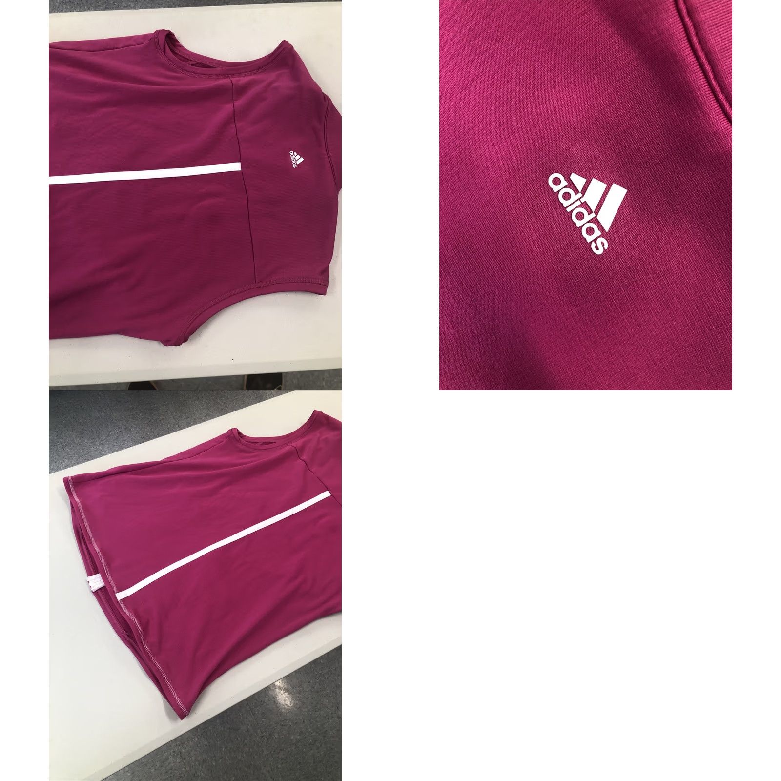 Adidas Adidas Vest Womens Large Pink Full Zip Torch Logo Climawarm Golf Jacket Coat Zip Size L / US 10 / IT 46 - 8 Thumbnail