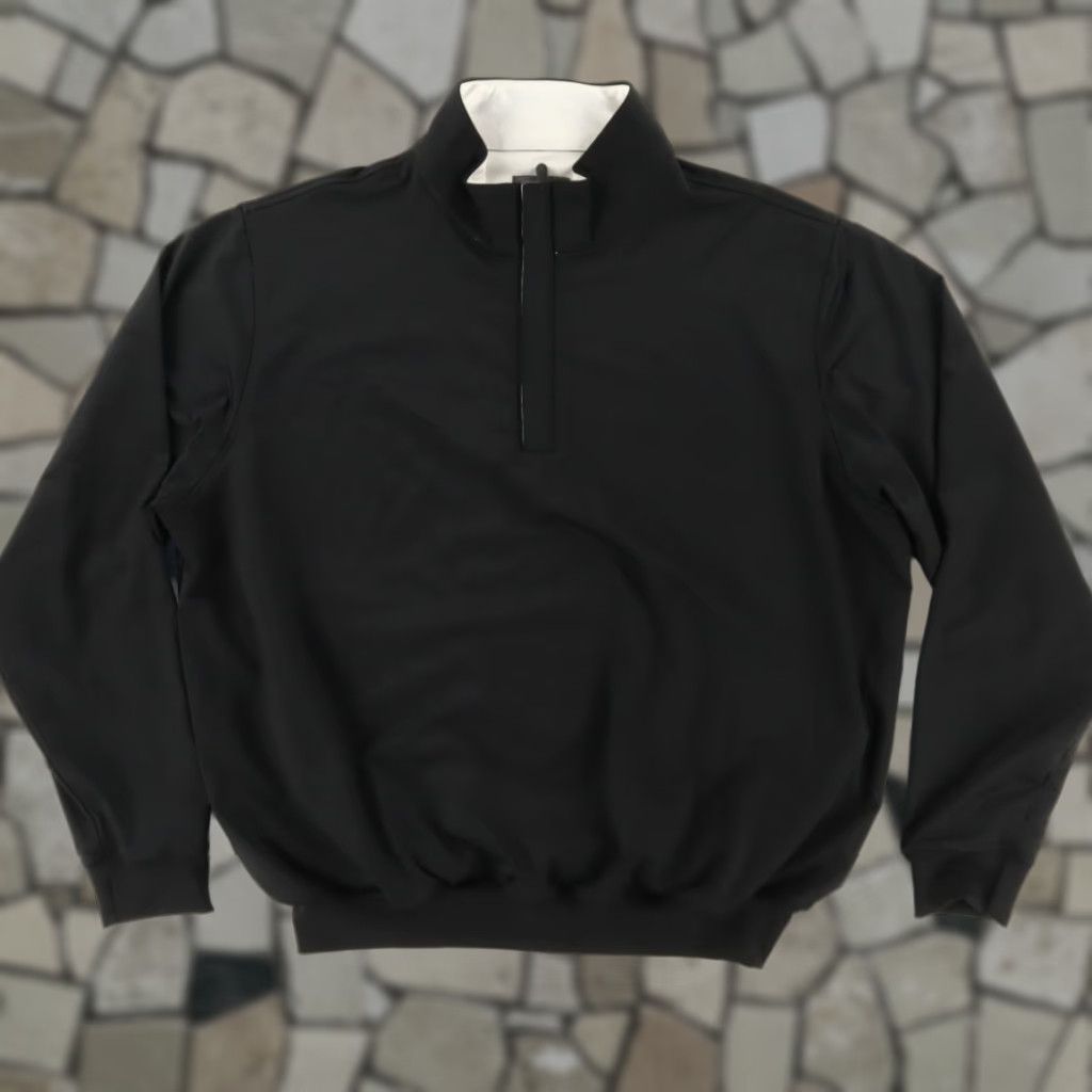 Vintage Turtleson 1/4 Zip Golf Pullover High Stretch Black Men's XL Shirt Size US XL / EU 56 / 4 - 1 Thumbnail