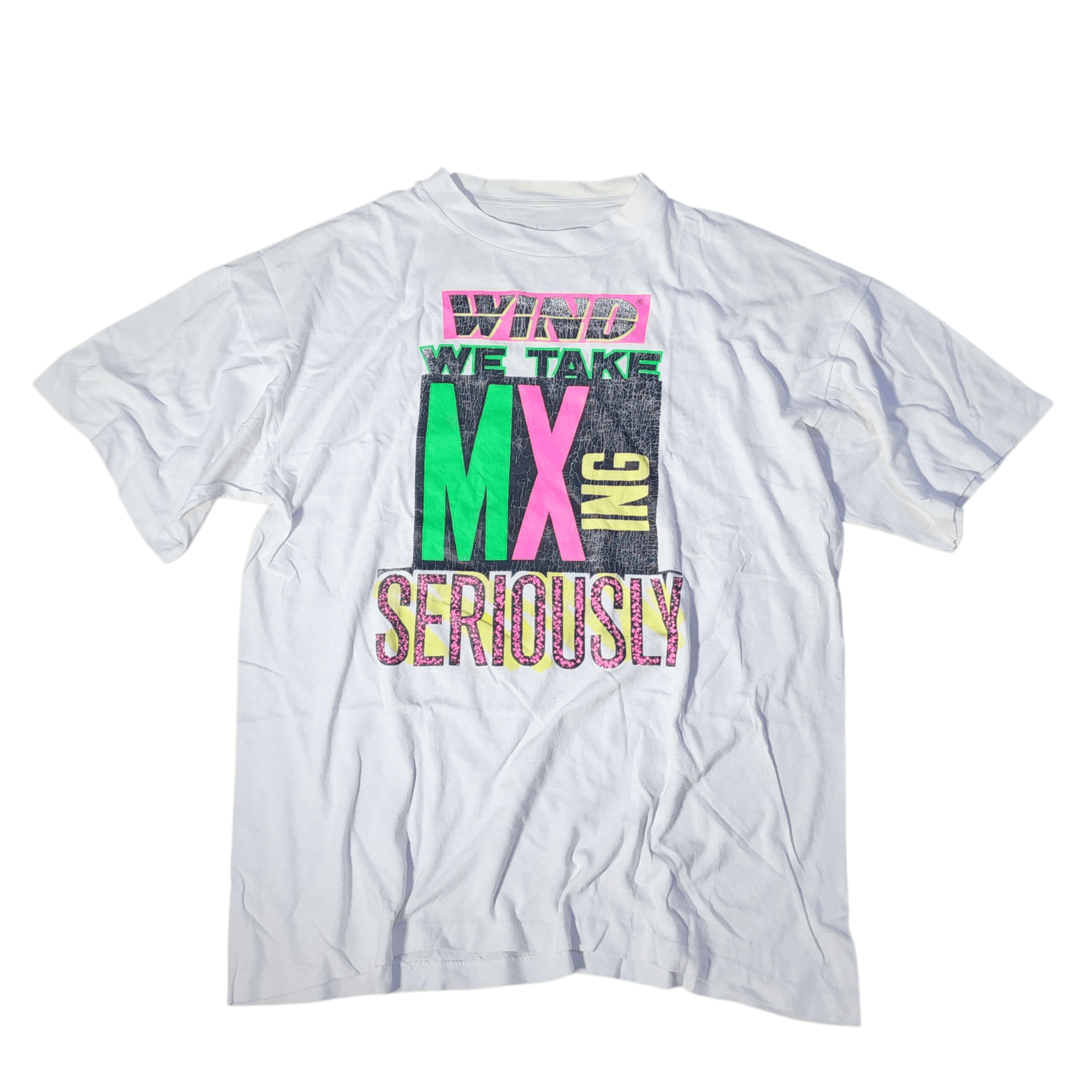 Vintage Vintage 90s WIND MX ING tees Size US XL / EU 56 / 4 - 2 Thumbnail