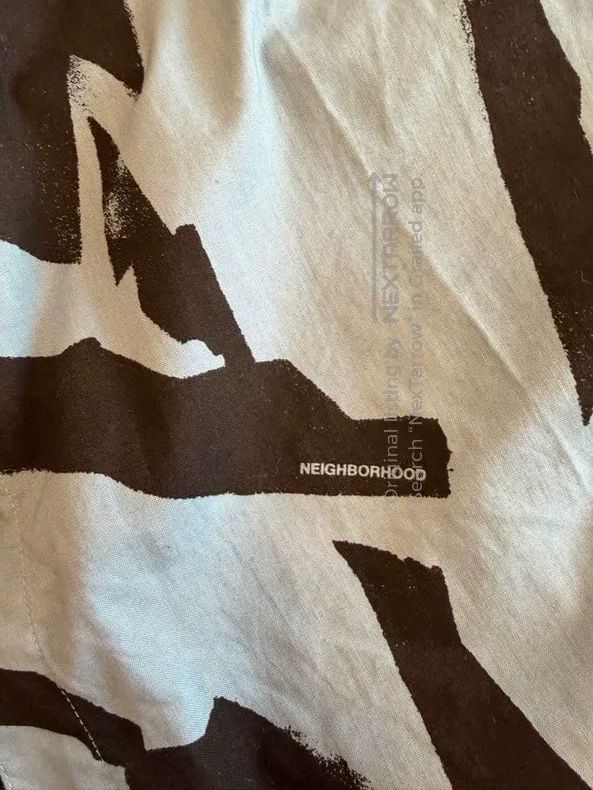 Neighborhood Neighborhood Abstract Patterned Short Sleeve Shirt Size US L / EU 52-54 / 3 - 9 Thumbnail