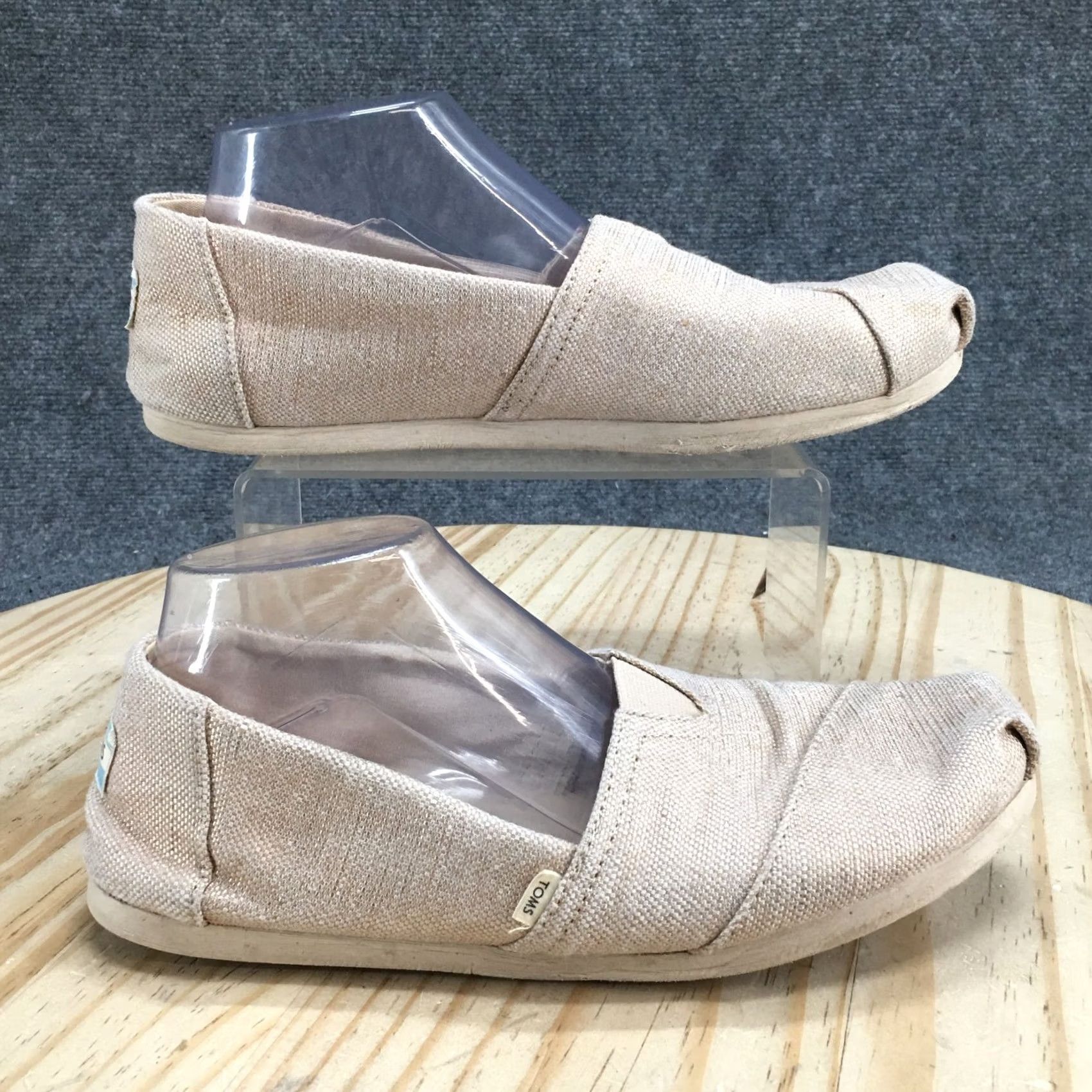 Toms TOMS Alpargatas Slip-On Beige Casual Comfort Low Top Womens 10 Shoes Size L / US 10 / IT 46 - 2 Thumbnail