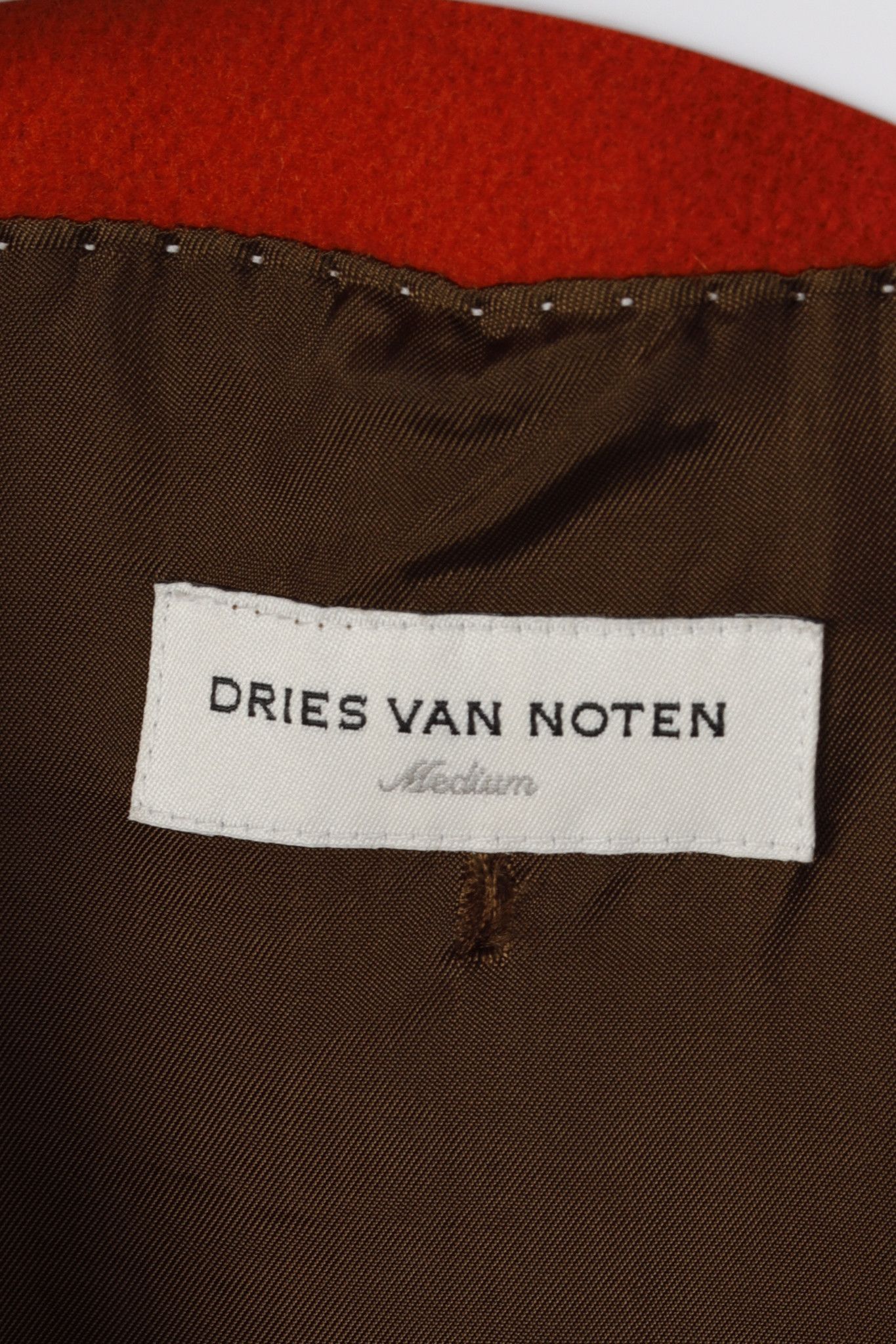 Dries Van Noten Dries Van Noten Orange Wool Oversized Double Breasted Jacket Size M / US 6-8 / IT 42-44 - 4 Thumbnail
