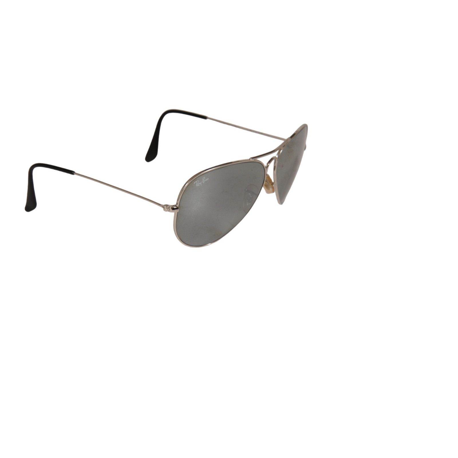 RayBan Aviator Sunglasses Large Metal Gray Black Shades Size ONE SIZE - 2 Thumbnail