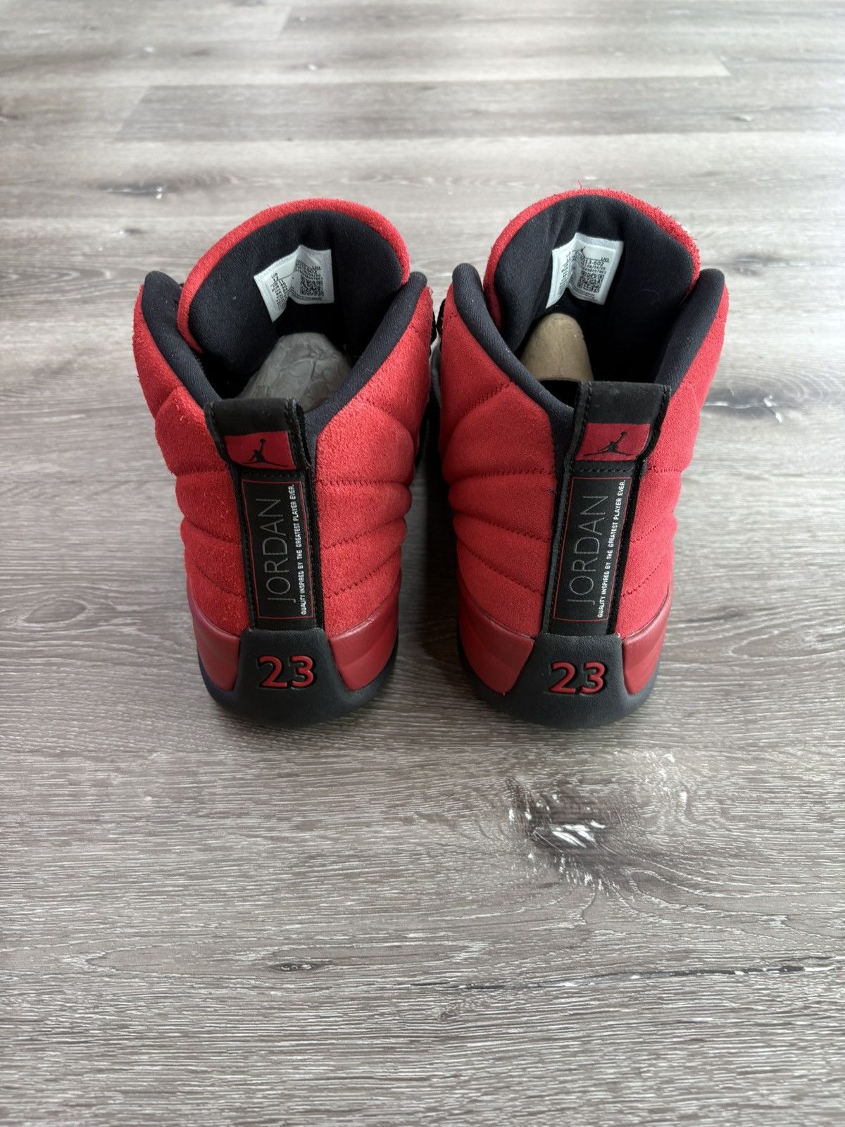 Jordan Brand Air Jordan 12 Retro “Reverse Flu Game” **PRE-OWNED** Size US 12 / EU 45 - 4 Thumbnail