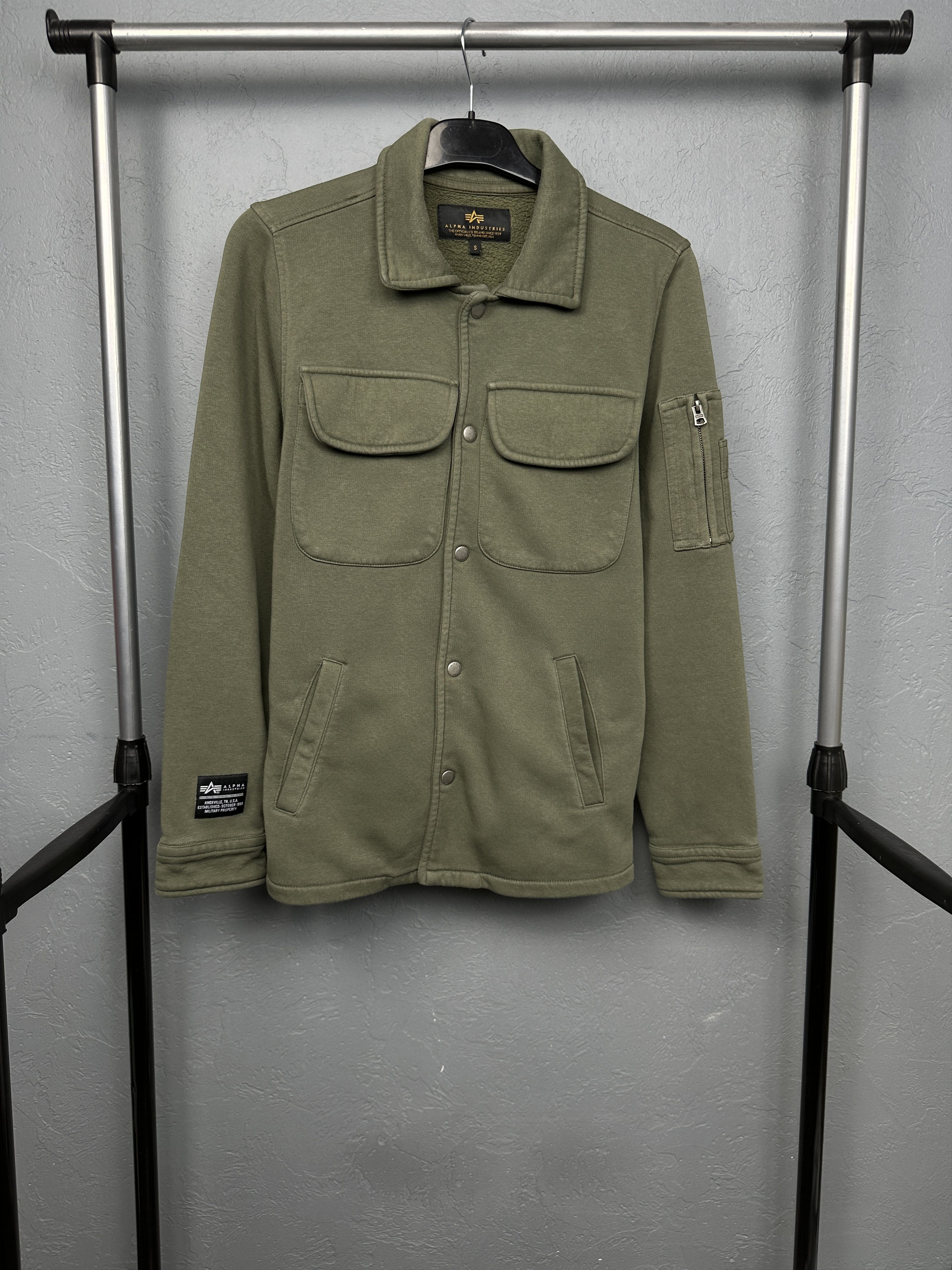 Alpha Industries Alpha Industries Mens Overshirt Jacket Size US S / EU 44-46 / 1 - 1 Thumbnail