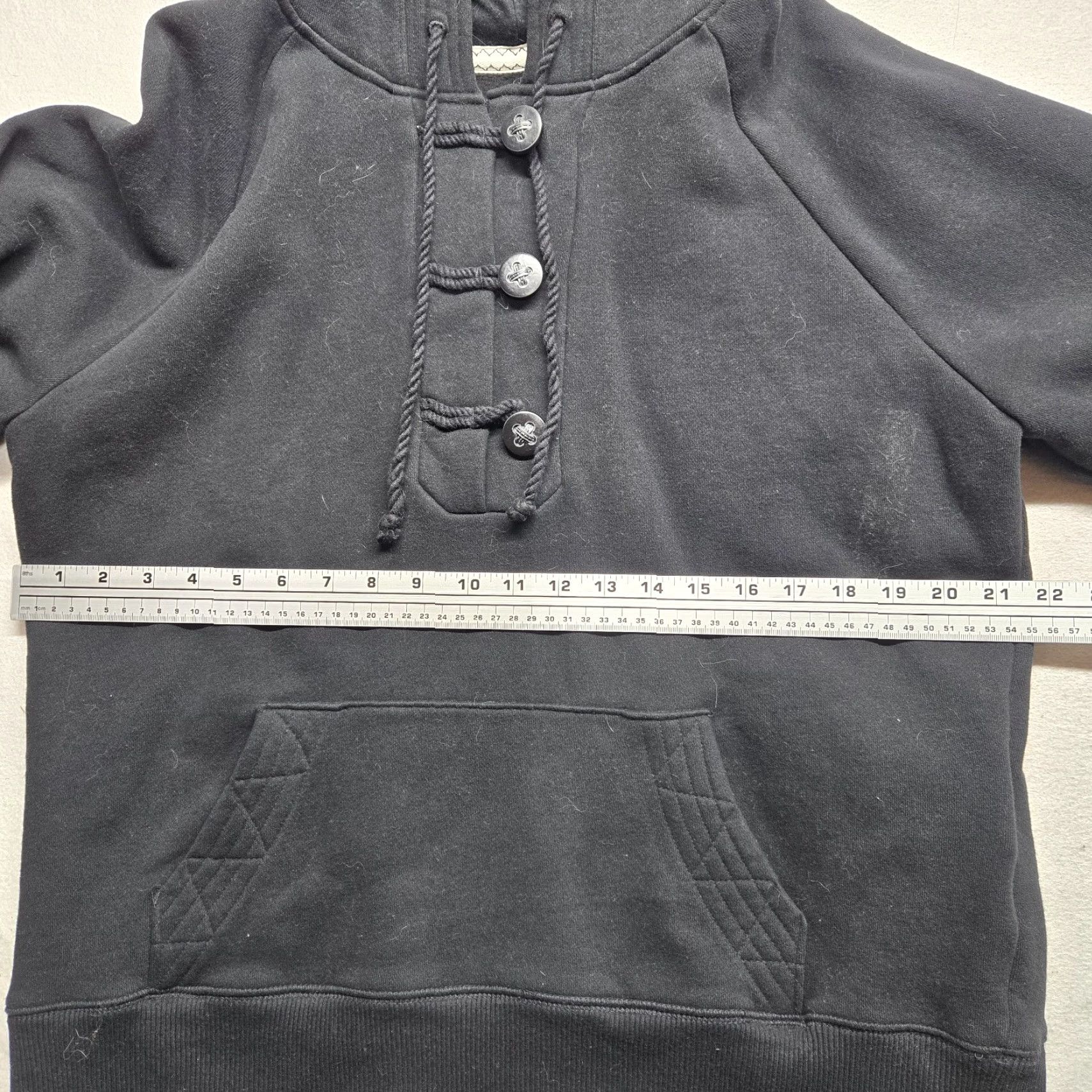 Old Navy Old Navy Jacket Women L Black Button Long Sleeve Hooded Coat Pants Set Vintage No Size L / US 10 / IT 46 - 4 Thumbnail