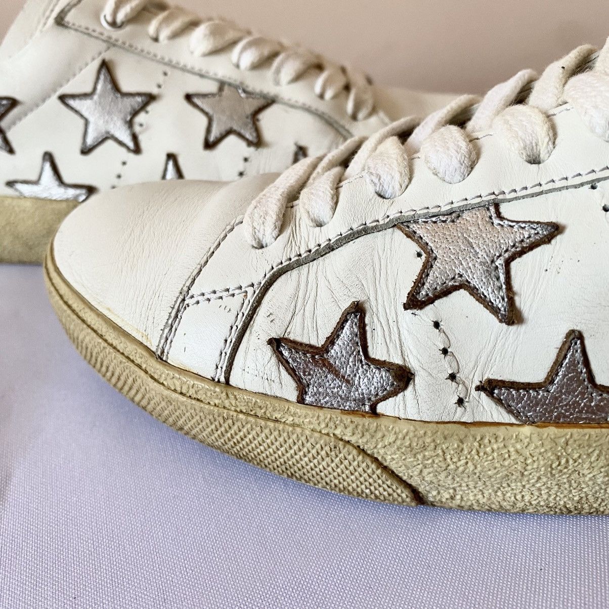Saint Laurent Paris Saint Laurent Paris Star Golden Goose Style Sneakers Shoes Size US 6 / IT 36 - 9 Thumbnail