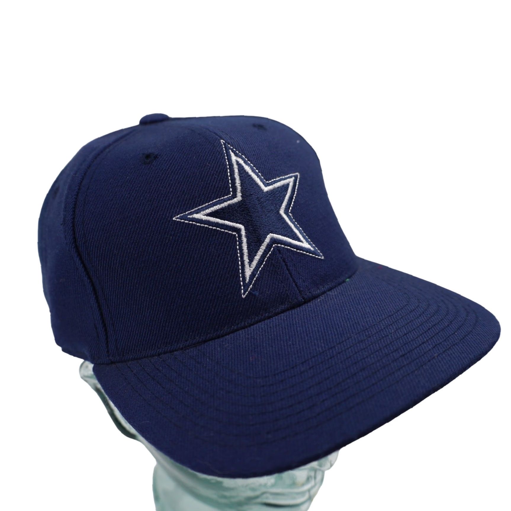 Sports Specialties VINTAGE Sport Specialties Dallas Cowboys Fitted Cap Mens 7 Blue Cap Size ONE SIZE - 3 Thumbnail