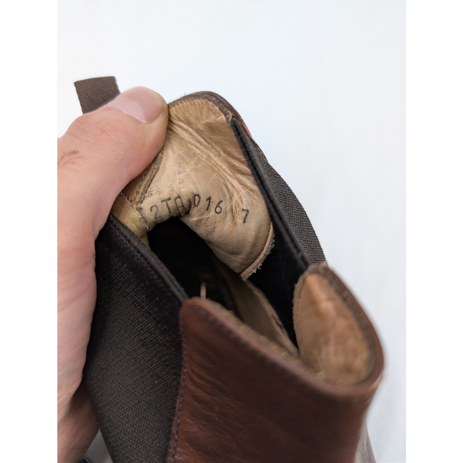 Prada o1rshd1 CC20 Chelsea Boots in Dark Brown Size US 8 / EU 41 - 14 Thumbnail