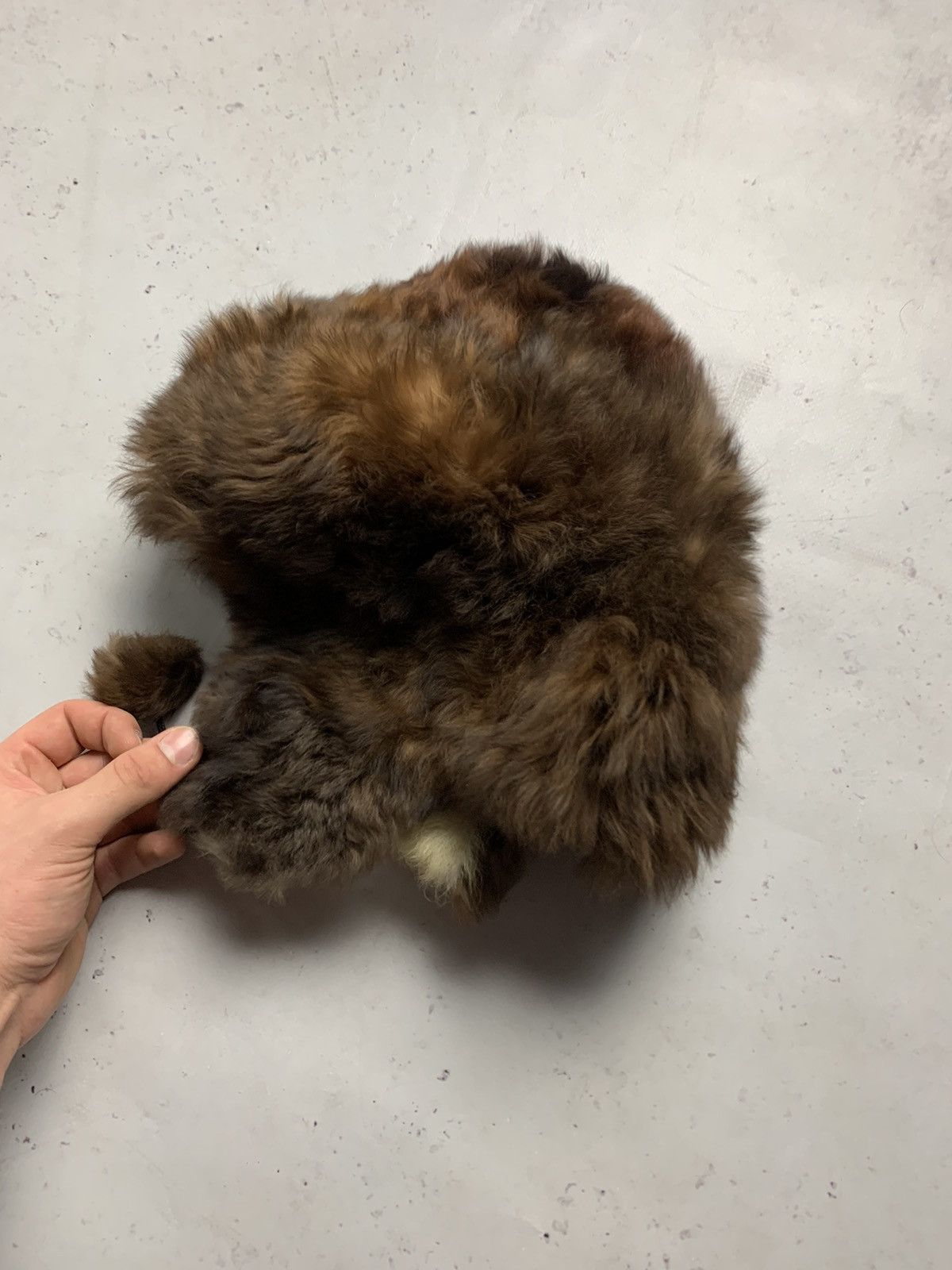 Japanese Brand Vintage Mask Fuzzy Faux Fur Trapper Ushanka Hat OS Size ONE SIZE - 4 Thumbnail