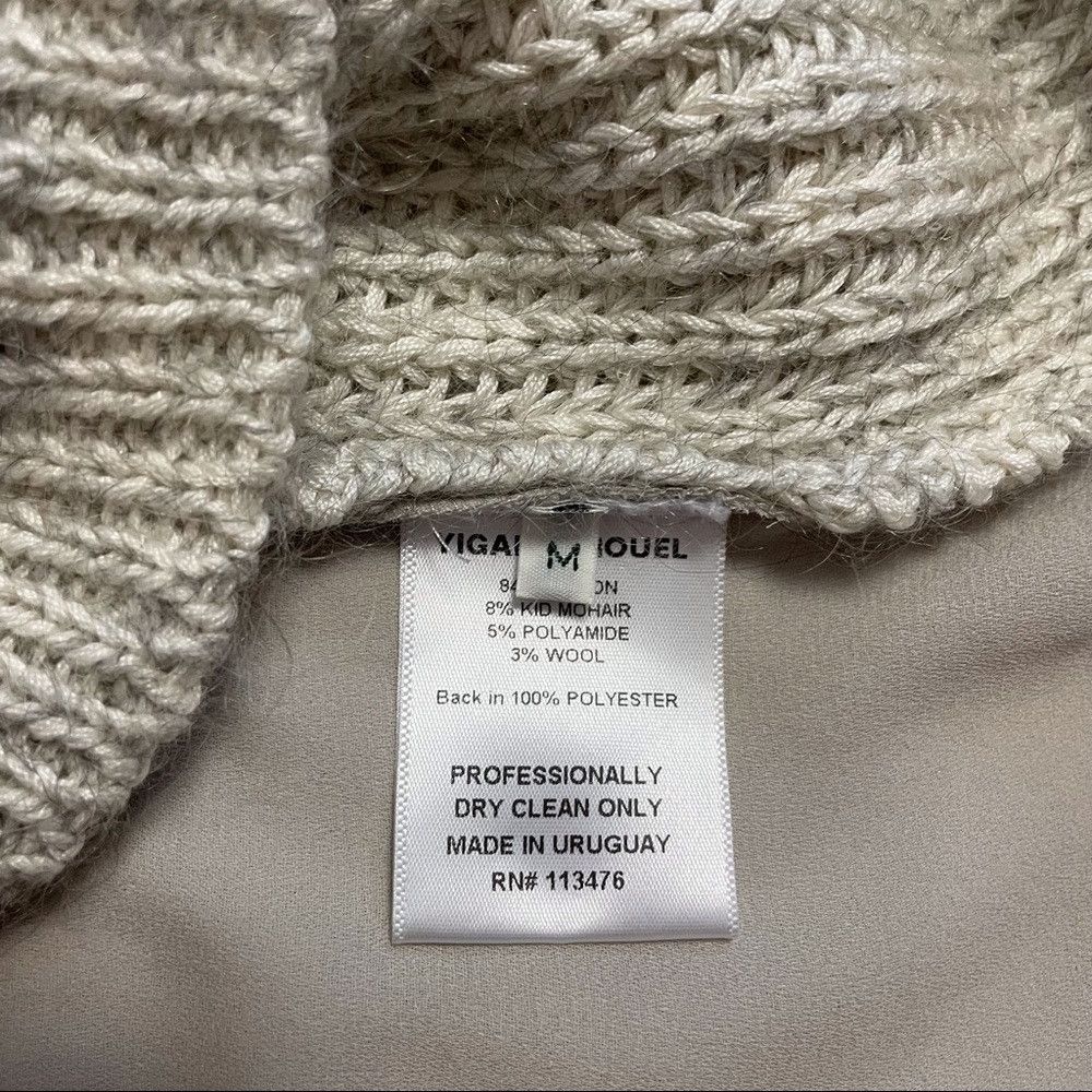 Yigal Azrouel YIGAL AZROUËL Grey Sleeveless Knit Front Mock Neck Size M Size M / US 6-8 / IT 42-44 - 8 Thumbnail