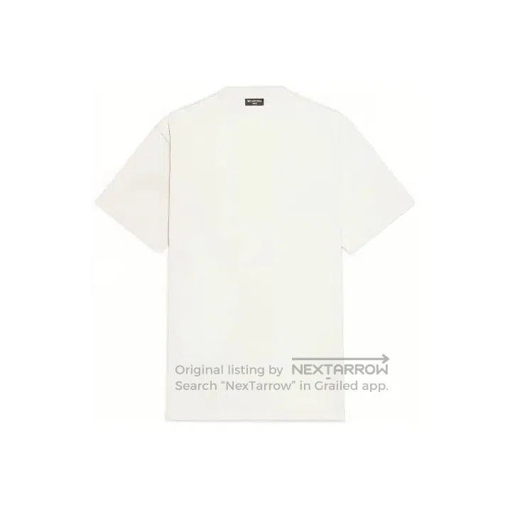 Balenciaga Balenciaga Men's White Crew Neck T. Size US M / EU 48-50 / 2 - 1 Thumbnail