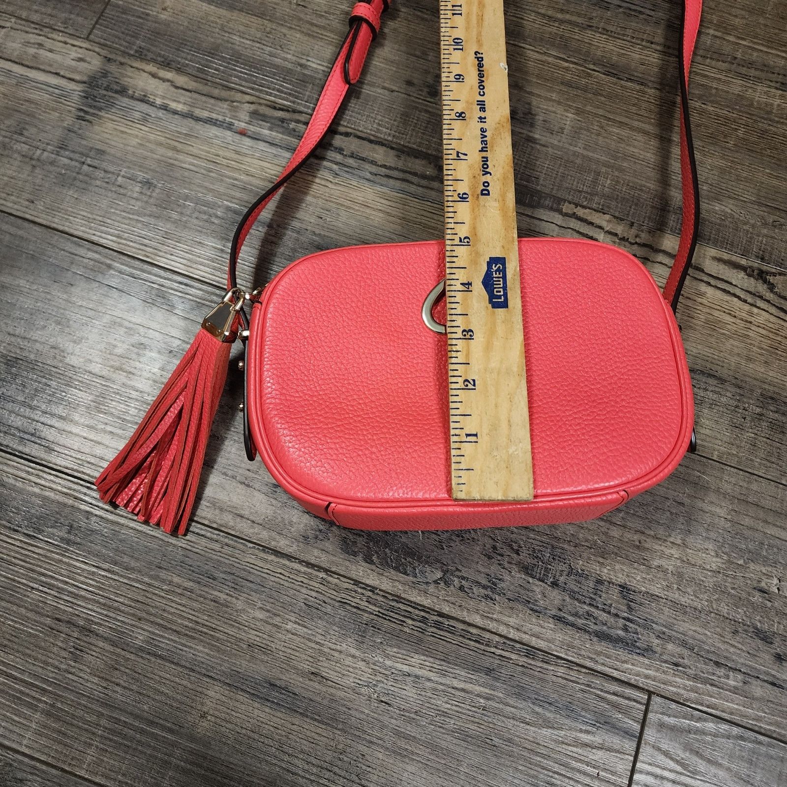 Kate Spade Kate Spade Kourtney Pebbled Leather Crossbody Coral Bag Size ONE SIZE - 4 Thumbnail