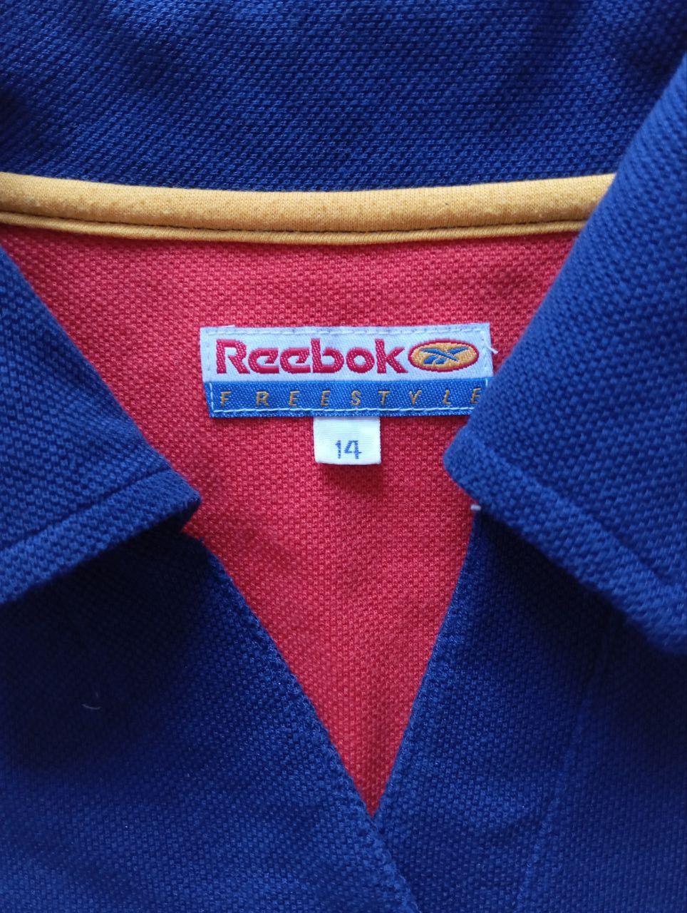 Reebok Vintage Reebok Freestyle Polo Dress Navy Striped Size 14 Size M / US 6-8 / IT 42-44 - 3 Thumbnail