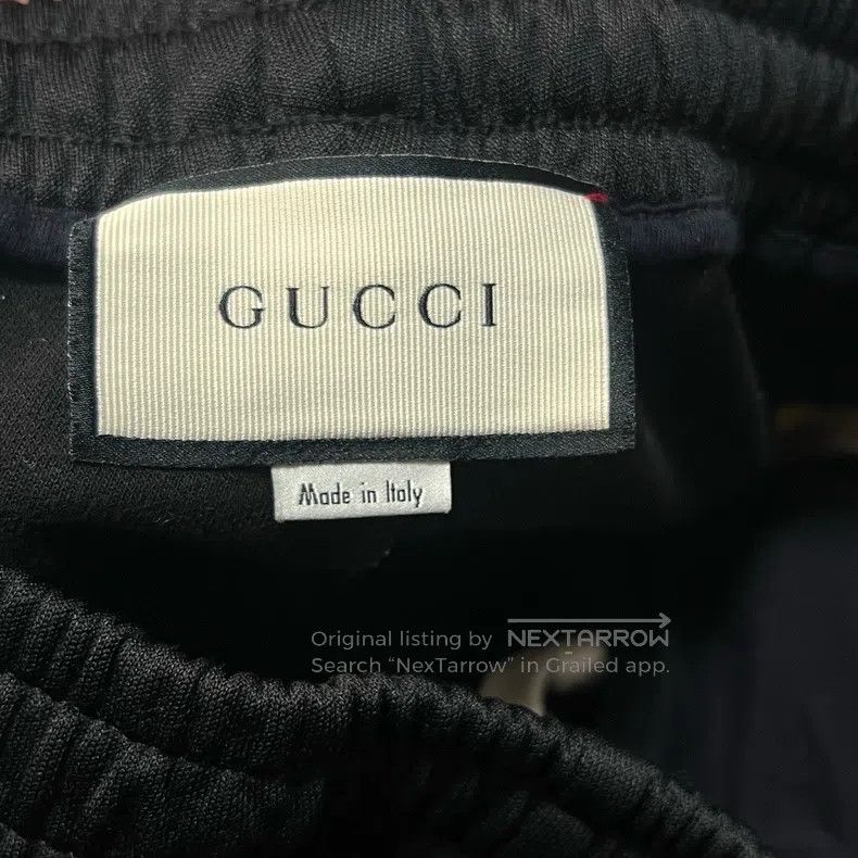 Gucci Gucci Size M Black snake pattern full-printed letter trouse Size US 31 - 4 Thumbnail
