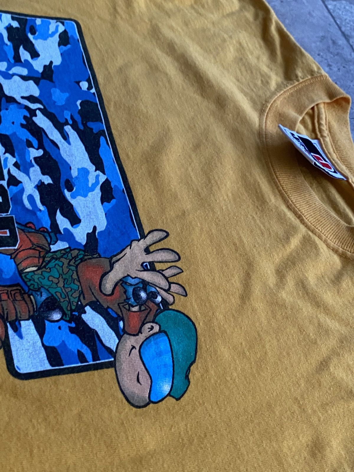 JNCO × Vintage 90’s Jnco Trashed Flamehead Tee Vintage Size US L / EU 52-54 / 3 - 6 Thumbnail
