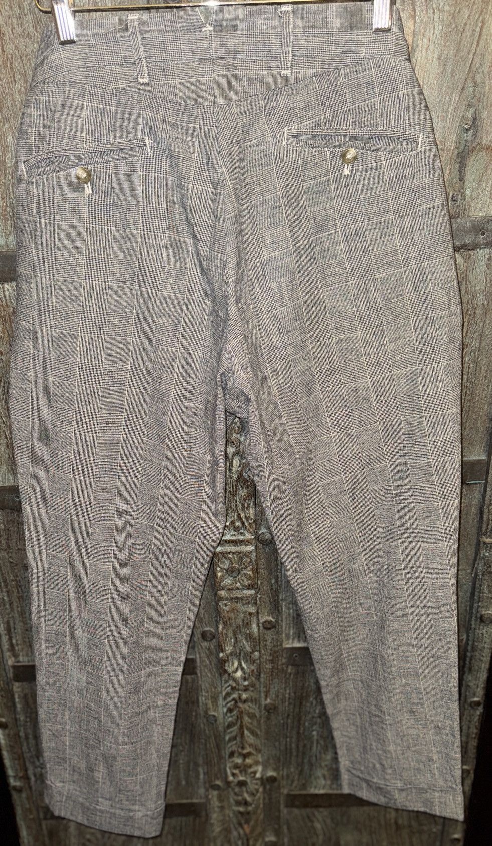 Engineered Garments EG Andover Pant in Grey CL Glen Plaid Size US 31 - 2 Thumbnail