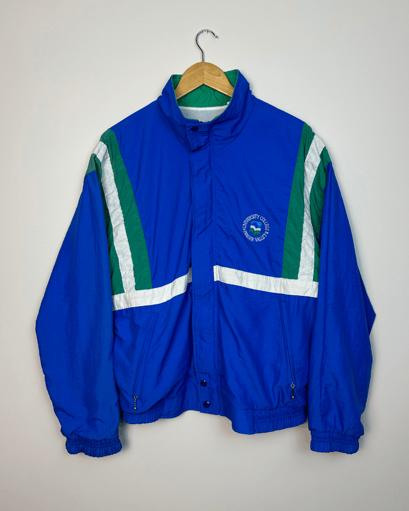 Vintage Vintage University of Fraser Valley Cascades Soccer Jacket L Size US L / EU 52-54 / 3 - 3 Thumbnail