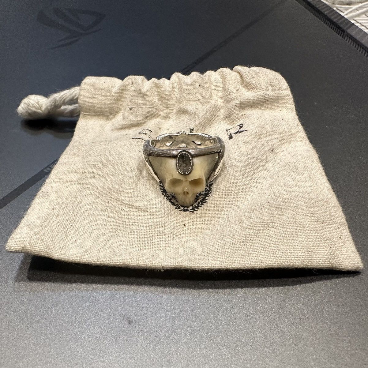 Share Spirit Homme share spirit skull ring Size ONE SIZE - 2 Thumbnail