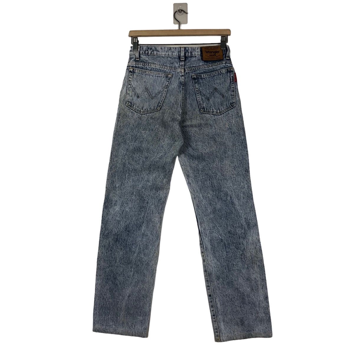 Japanese Brand 🔥VINTAGE FLARE ACID WASH DESIGN WRANGLER USA Size US 28 / EU 44 - 8 Thumbnail