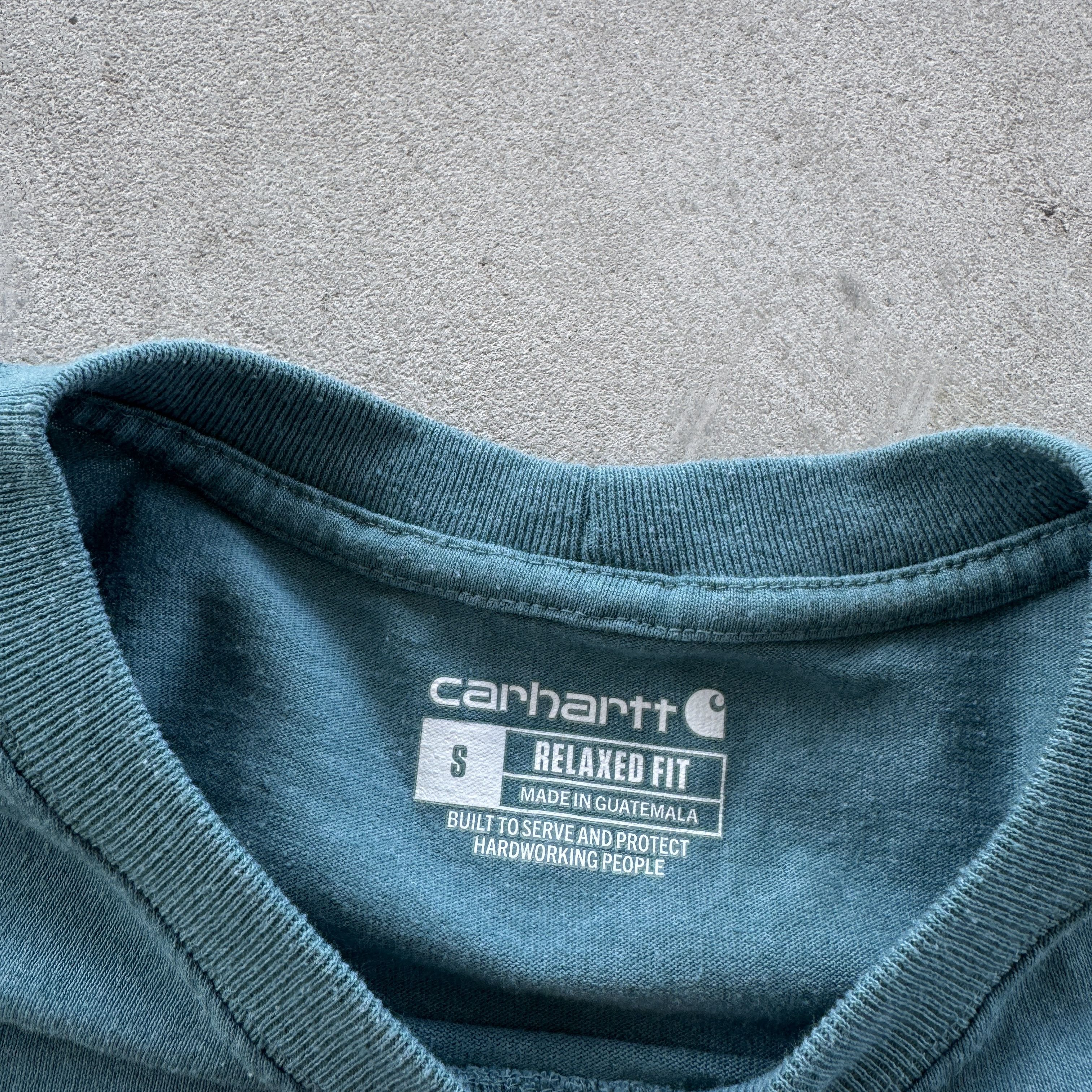 Carhartt Vintage Carhartt Relaxed Fit Pocket T-Shirt Long Sleeve Size US S / EU 44-46 / 1 - 8 Thumbnail