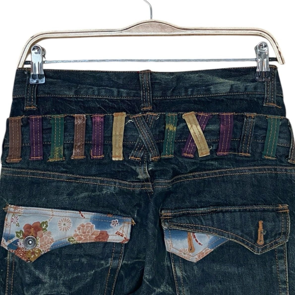 If Six Was Nine × Japanese Brand × Vintage Vintage Japanese Brand Nylaus Double Waist Jeans 2000s Size US 31 - 8 Thumbnail