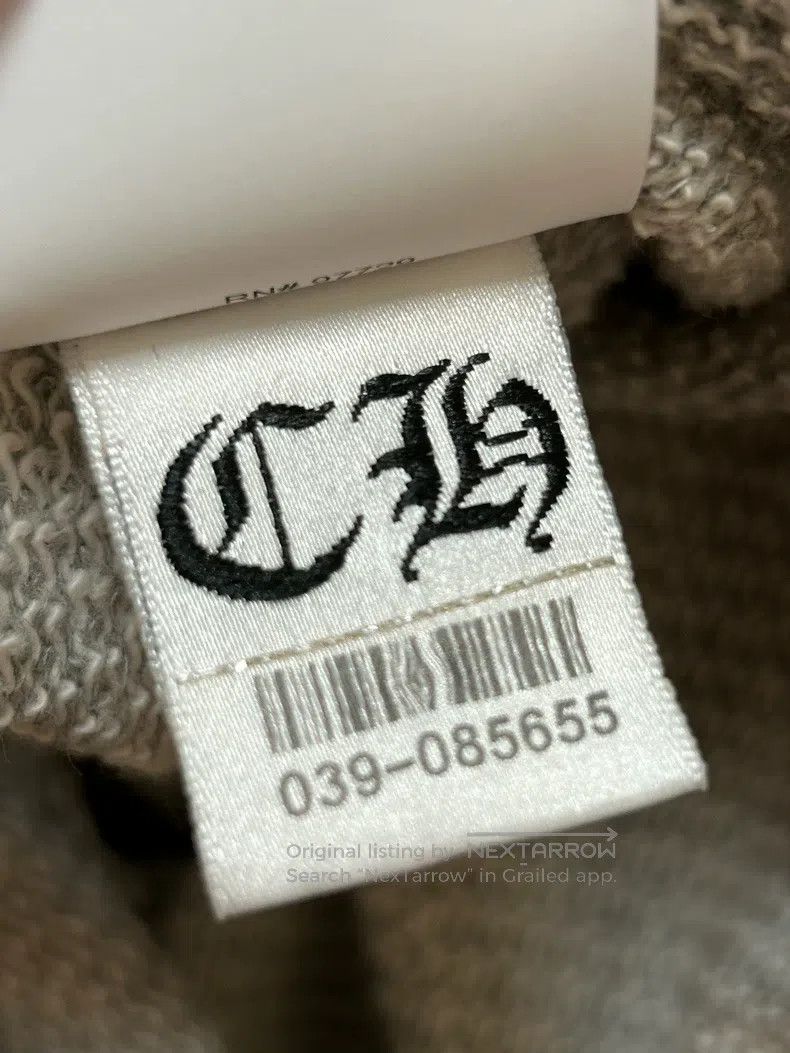 Chrome Hearts CHROME HEARTS Size S Grey flocking sweater three-letter flo Size US S / EU 44-46 / 1 - 9 Thumbnail