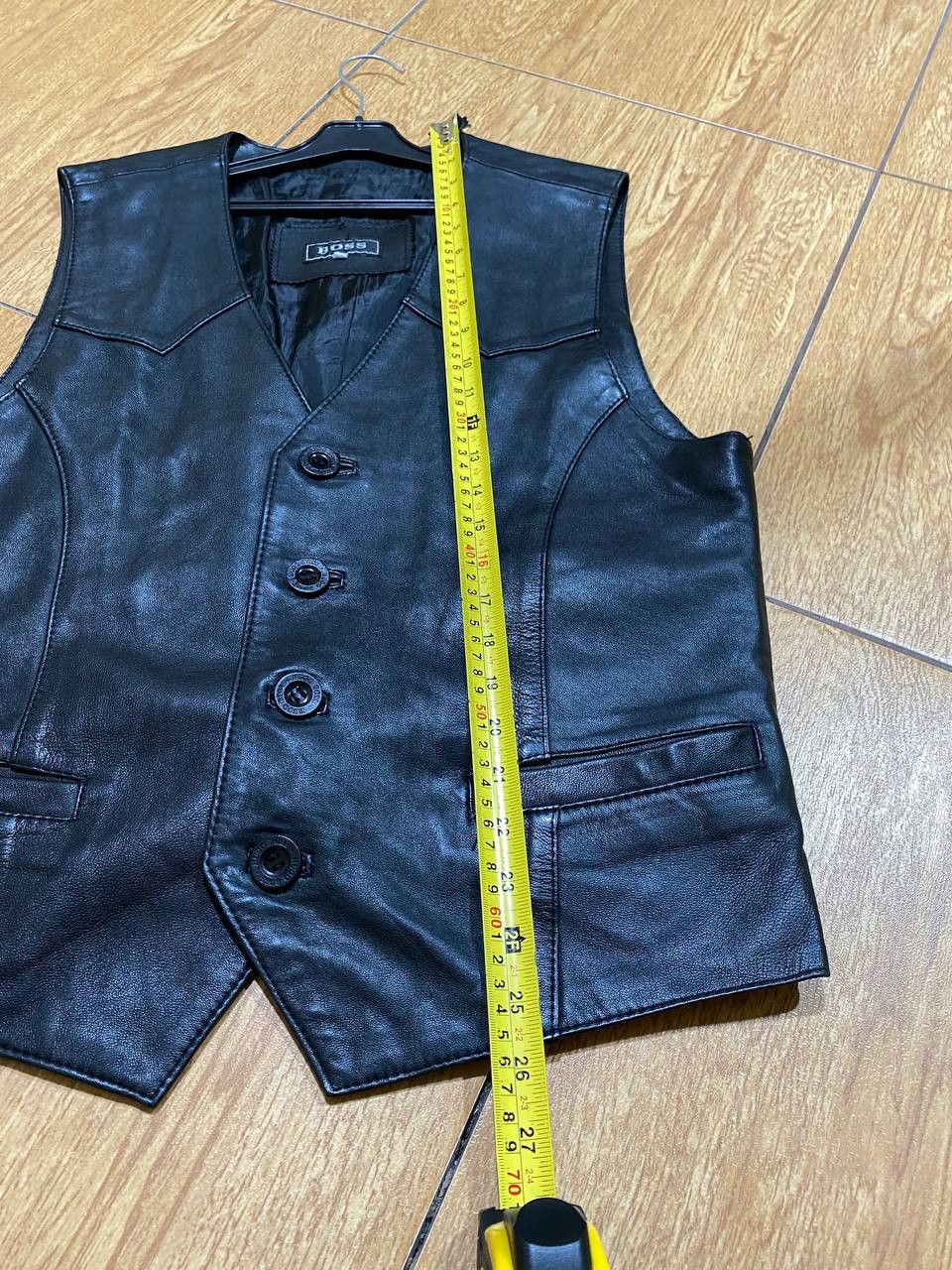 Hugo Boss Vintage Vest Hugo Boss black streetwear Y2K Size 40R - 7 Thumbnail
