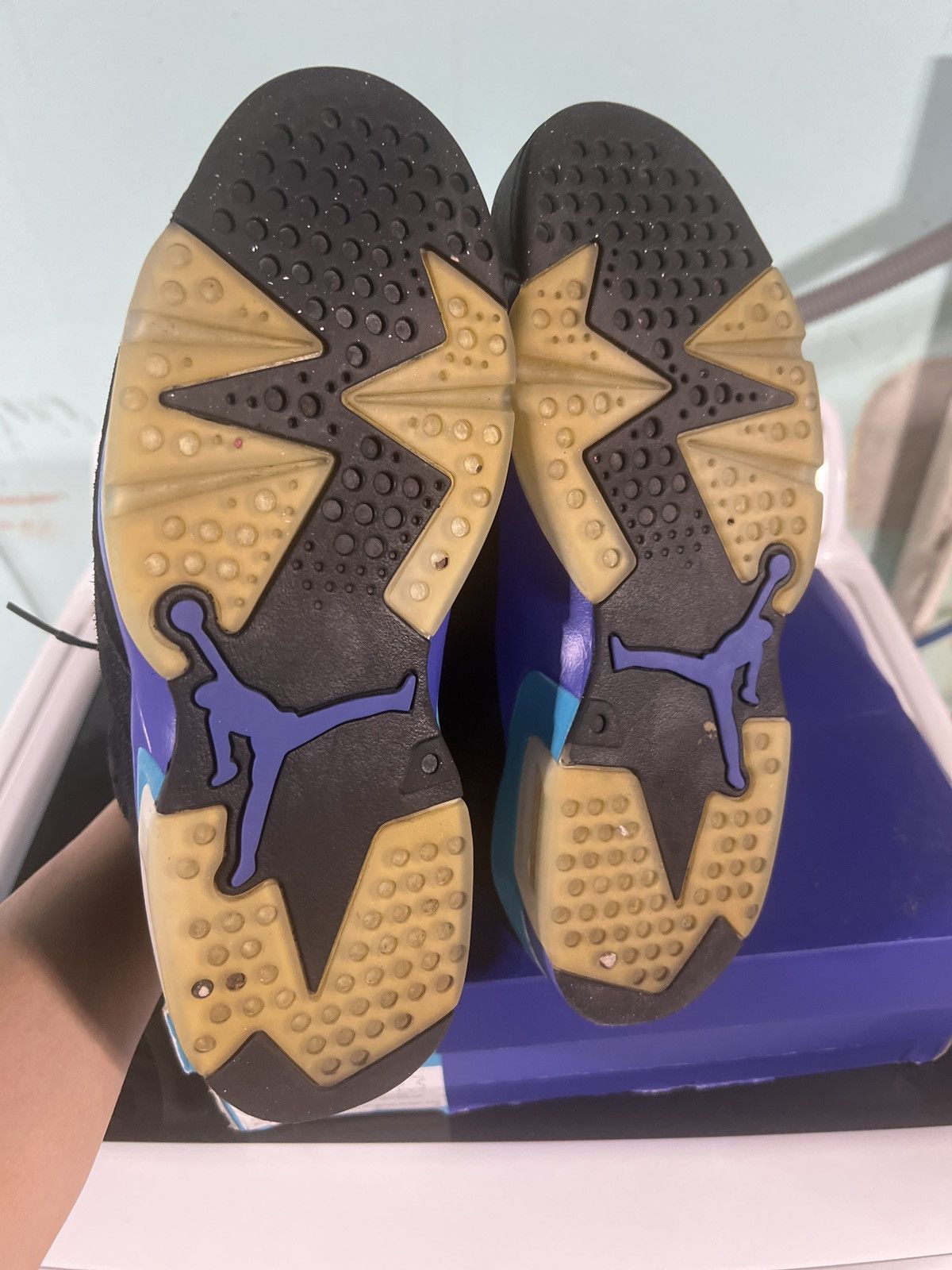 Jordan Brand Aqua Jordan 6s Size US 9.5 / EU 42-43 - 1 Thumbnail