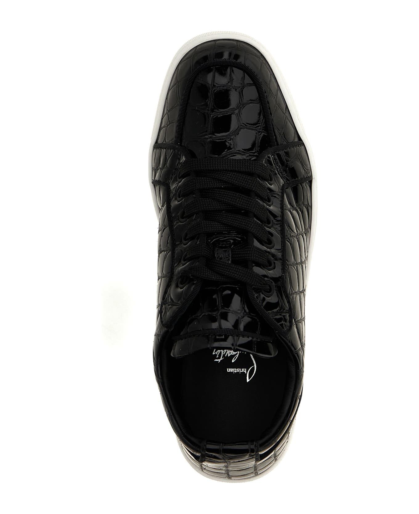 Christian Louboutin o1s1wg111025 Sneakers in Black Size US 11.5 / IT 41.5 - 3 Thumbnail