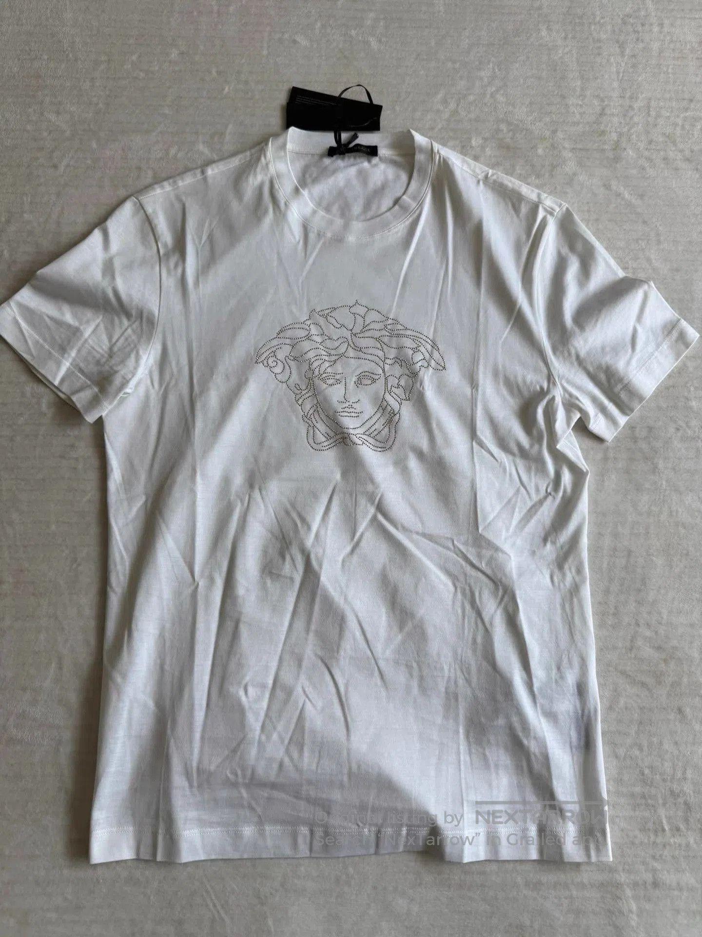 Versace White Short Sleeve Medusa Head Graphic Tee. Size US S / EU 44-46 / 1 - 1 Thumbnail