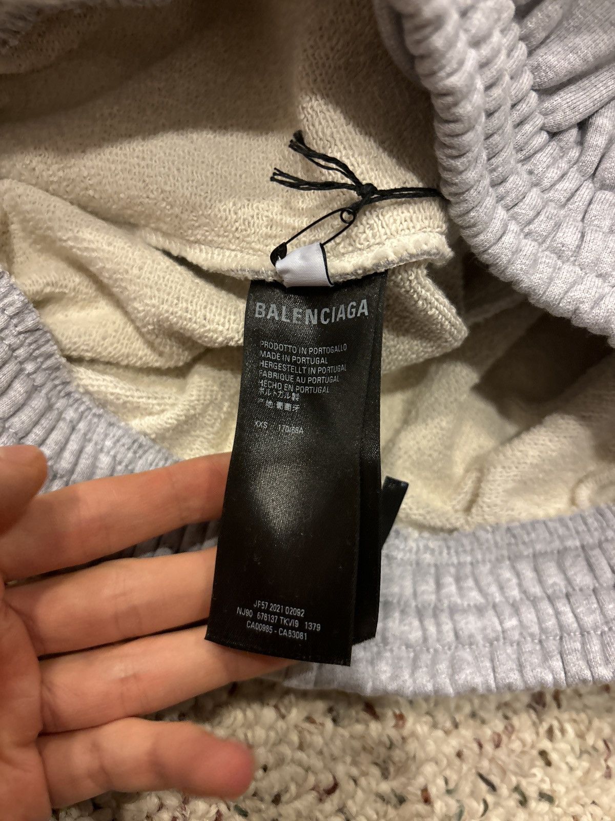 Balenciaga Balenciaga Grey Campaign Cotton Sweat Shorts Size US 30 / EU 46 - 4 Thumbnail