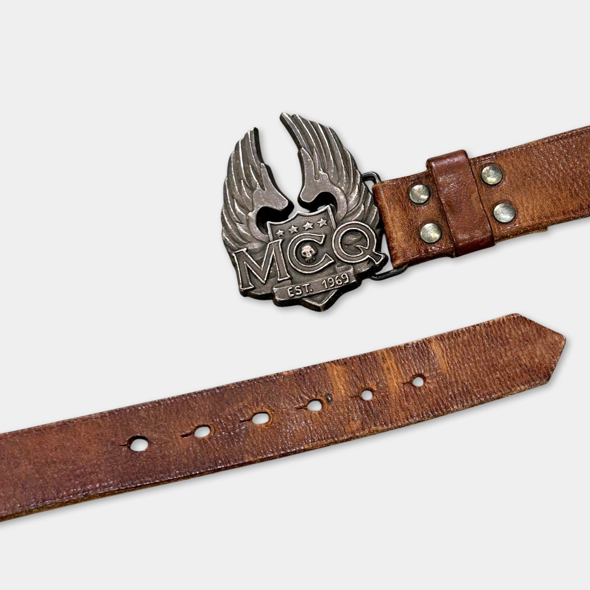 Alexander McQueen Alexander McQueen Buckle Leather Belt Size ONE SIZE - 2 Thumbnail