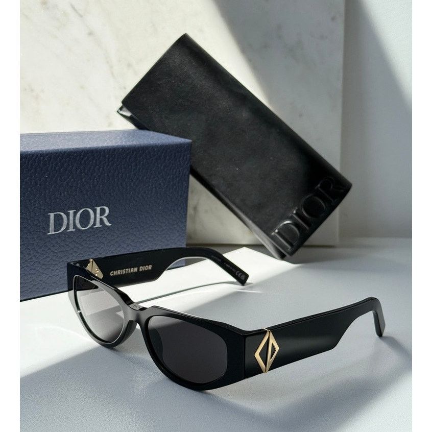 Dior NEW Dior CD Diamond S7F Cactus Jack Sunglasses in Black Size ONE SIZE - 1 Thumbnail