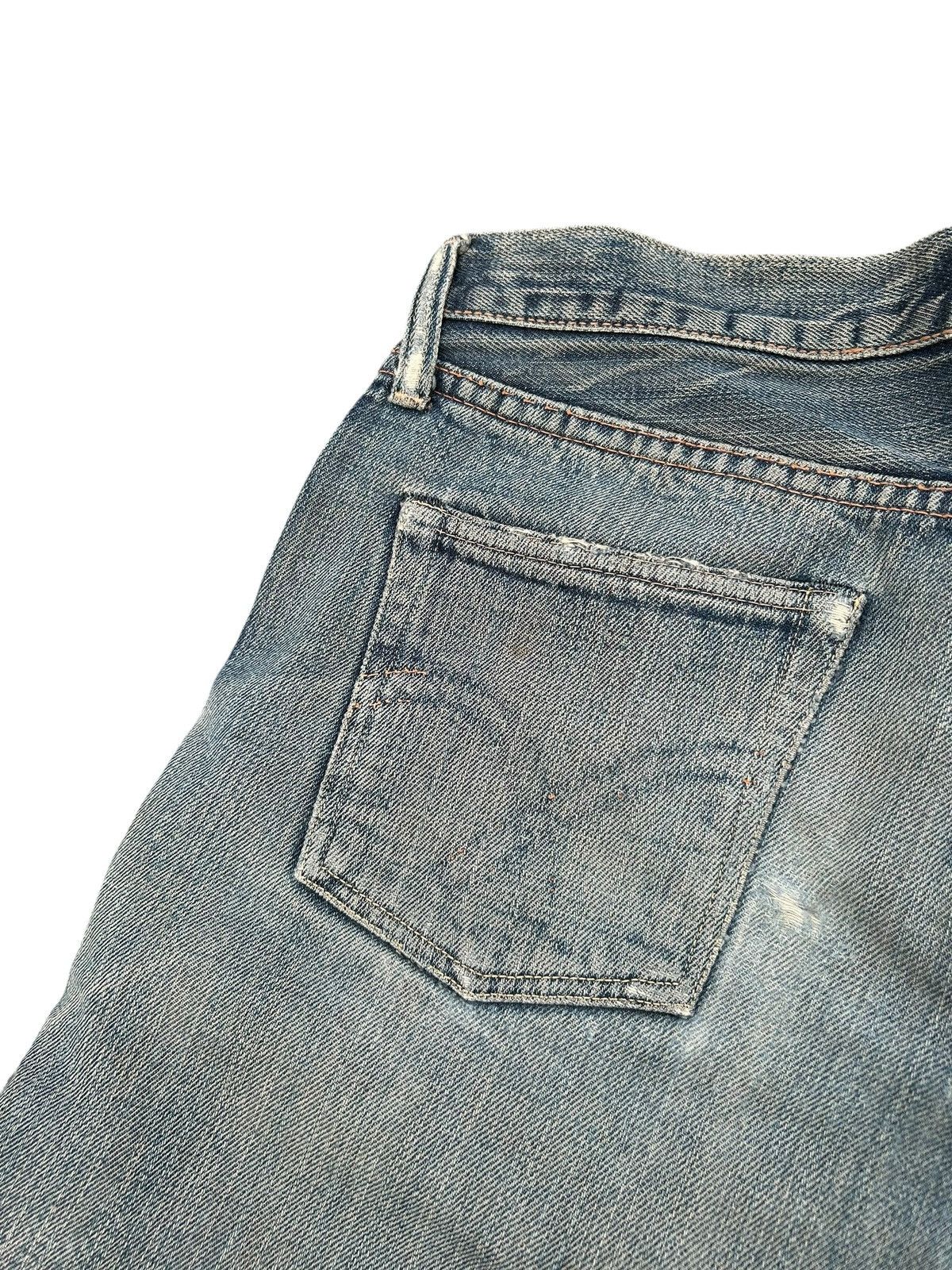Kapital Vintage Full Count Selvedge Distressed Lowrise Denim Jeans Size US 28 / EU 44 - 14 Thumbnail