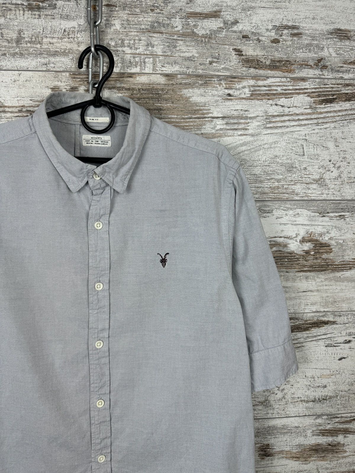 Allsaints Mens Vintage AllSaints redondo hs shirt button up Japanese Size US M / EU 48-50 / 2 - 2 Thumbnail