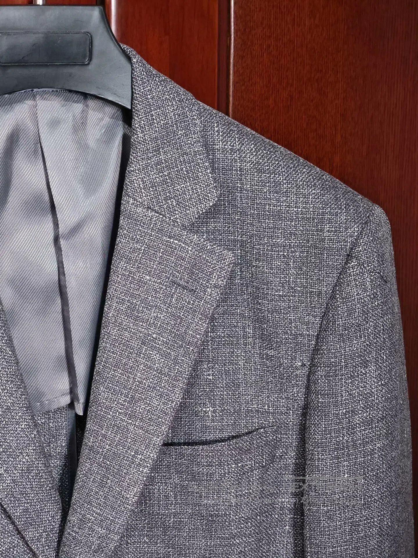 Tonello Italian Gray Wool-Linen Blazer. Size US M / EU 48-50 / 2 - 2 Thumbnail