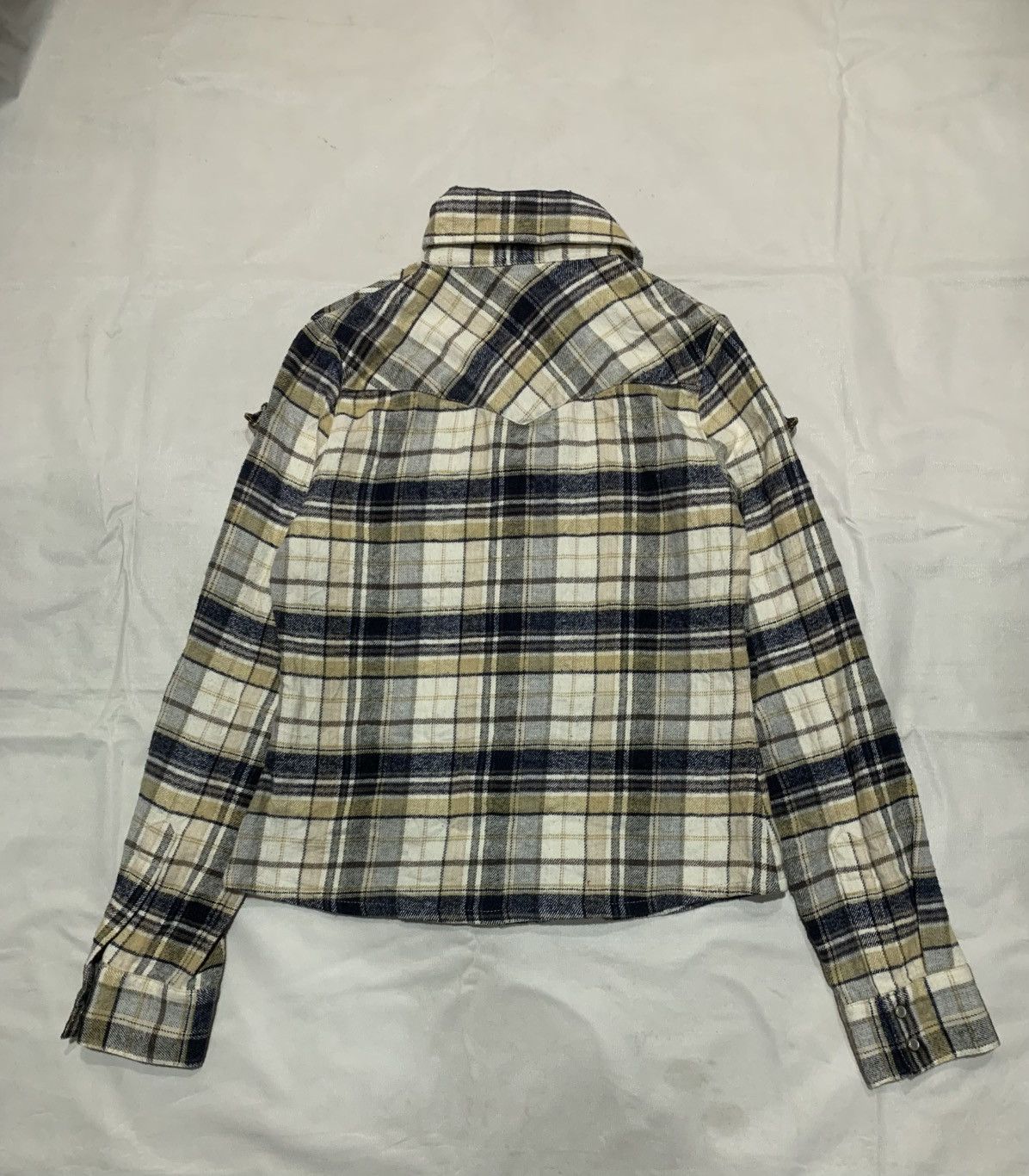 GOA GOA Women Vintage Cowboy Buttons Flannel Size S / US 4 / IT 40 - 15 Thumbnail