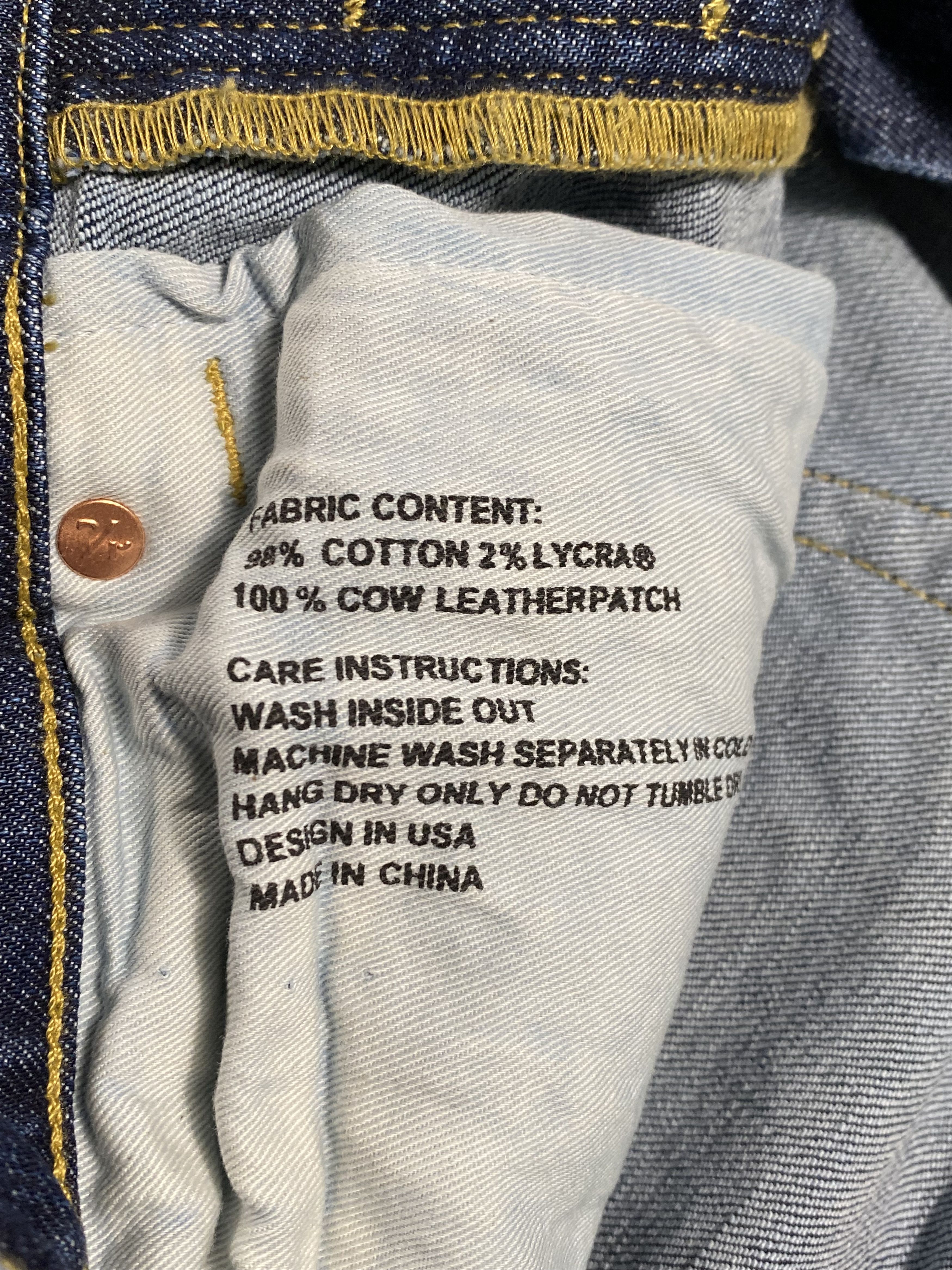 Purple Brand Purple Jeans P001 Pre Distressed Dark Denim Size 32x34 Size US 32 / EU 48 - 6 Thumbnail