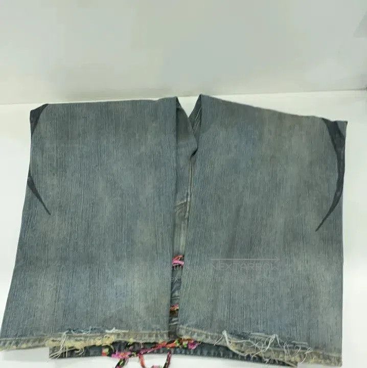 Balenciaga Balenciaga FW24 Logo Print Long Denim Pants. Size US 26 / EU 42 - 9 Thumbnail