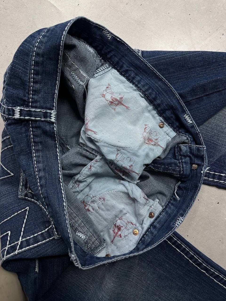 True Religion True Religion Vintage Ricky Super T Blue Denim Jeans 38 Y2K Size US 38 / EU 54 - 10 Thumbnail