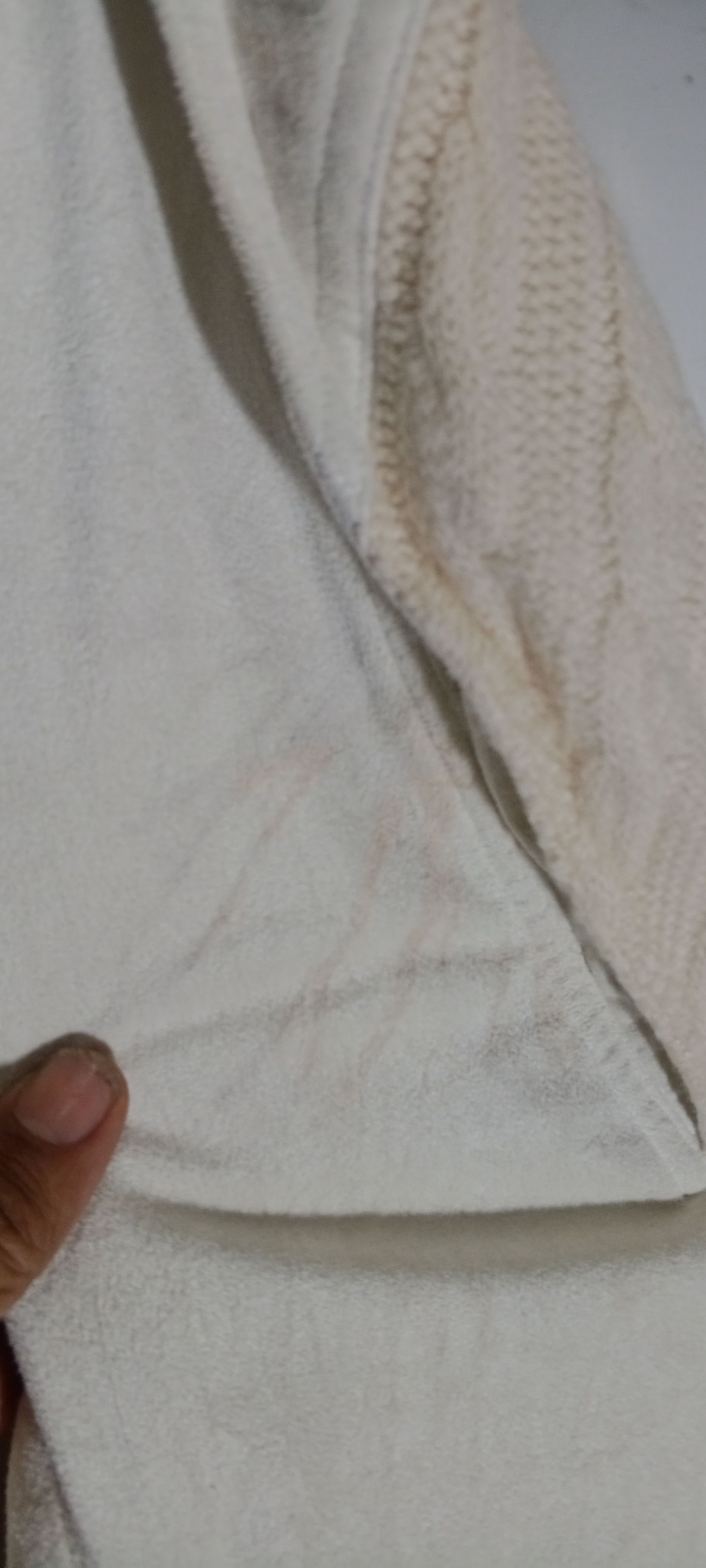 Lancel × Vintage Vintage 80s Lancel Wool Cable Knit Cardigan Winter Creamy Size L / US 10 / IT 46 - 5 Thumbnail