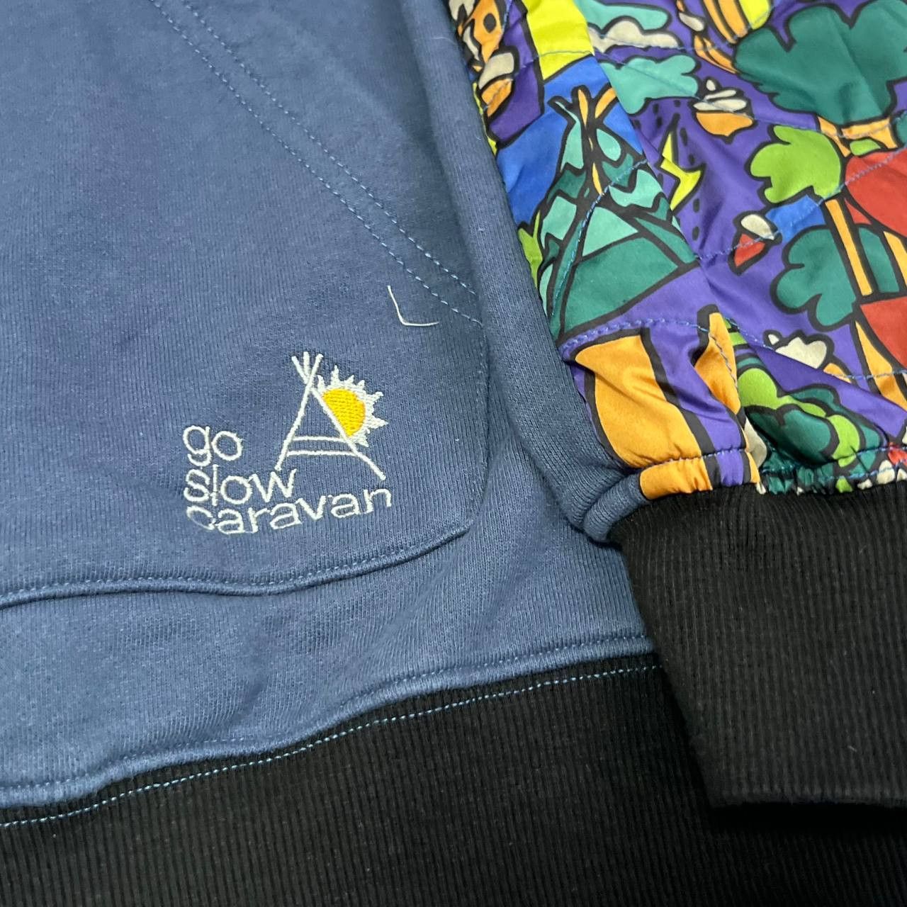 Japanese Brand × go slow caravan Go Slow Caravan Multicolored Sweatshirt Japan Size US M / EU 48-50 / 2 - 5 Thumbnail