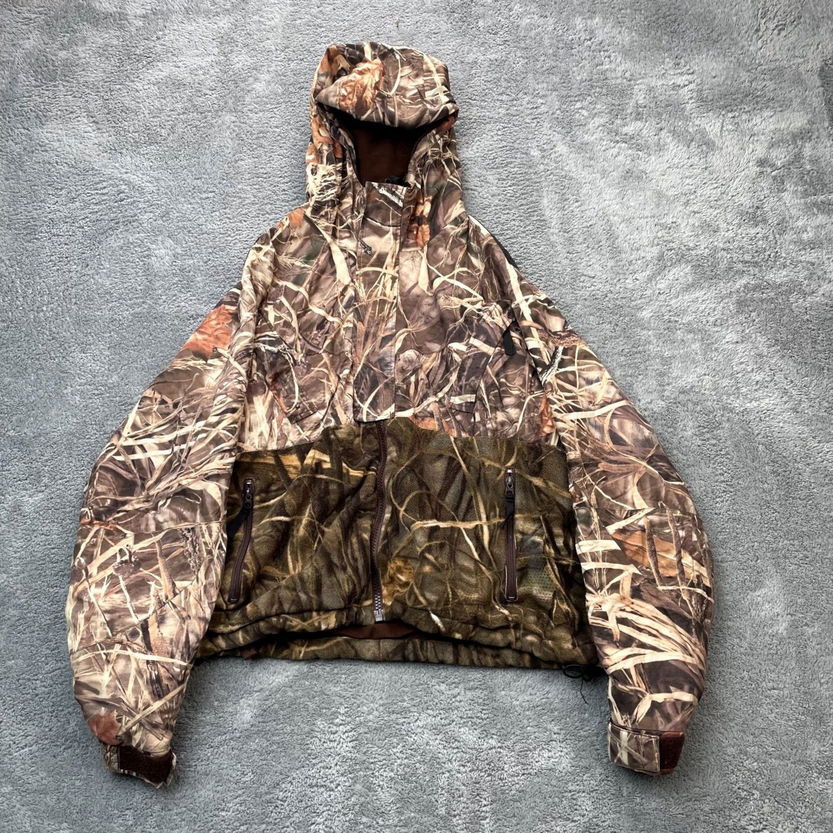 Vintage VINTAGE Cabela's Jacket Mens XL Brown Camo Real Tree Coat Insulated Hooded Full Zip Parka Brown Camouflage Regular Fit Men XL Jacket Size US XL / EU 56 / 4 - 2 Thumbnail