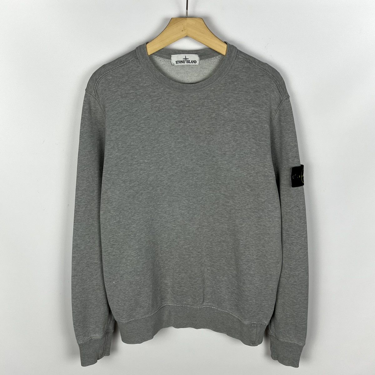 Stone Island Stone Island grey crewneck sweatshirt Size US M / EU 48-50 / 2 - 1 Thumbnail